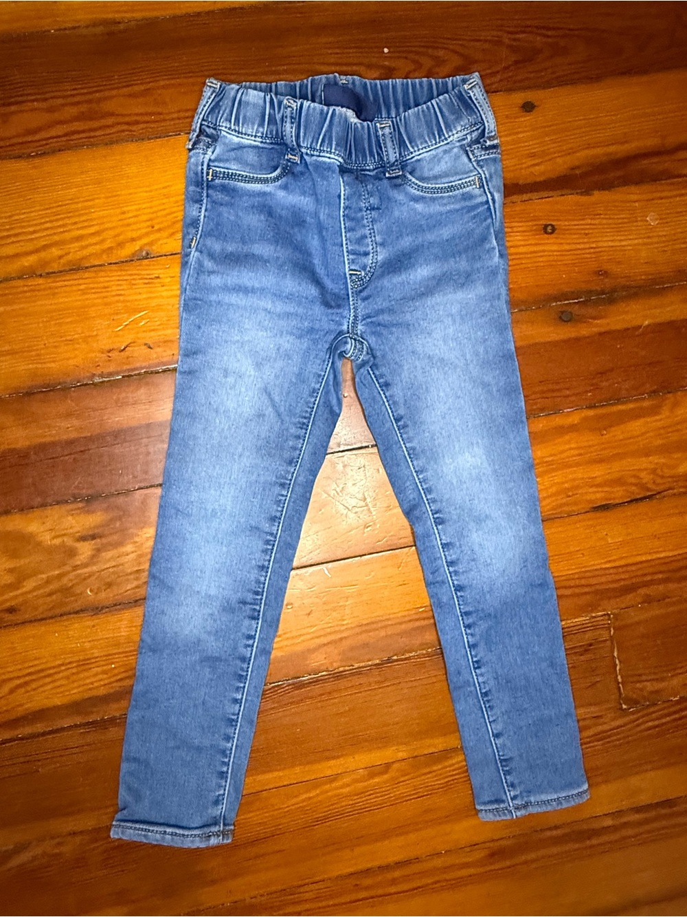 GAP Girls Stretch Denim Leggings - Light Blue Wash (Sz 5)